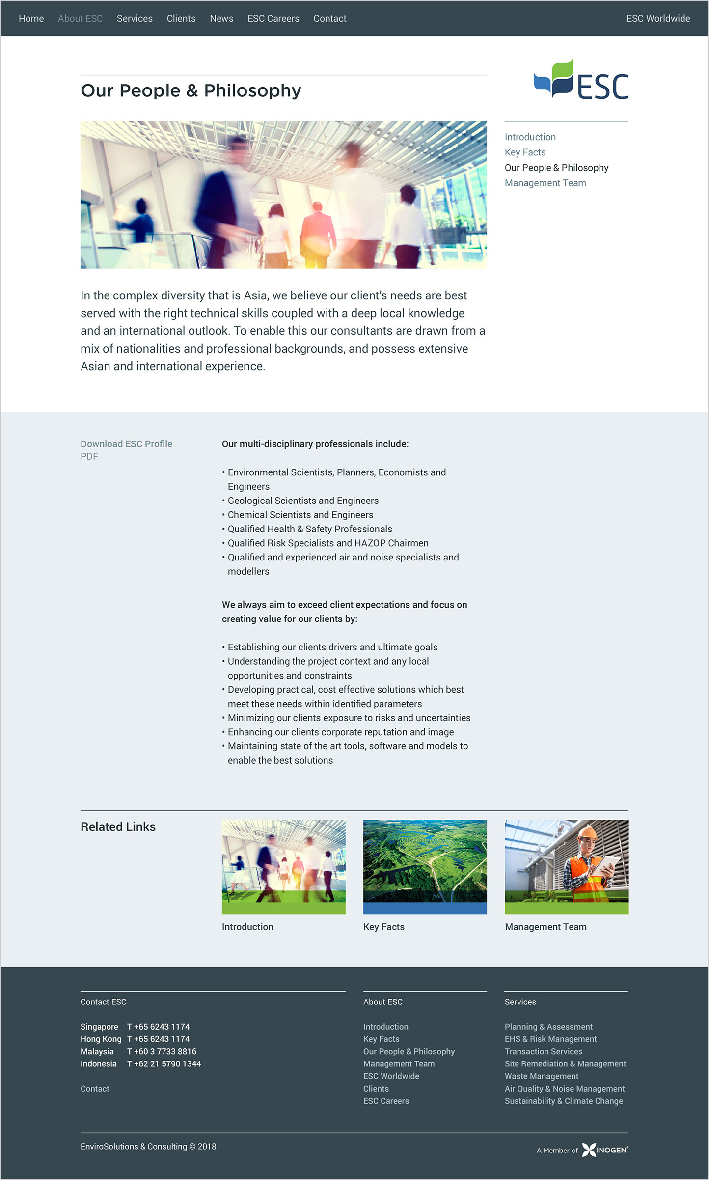 ESC Website