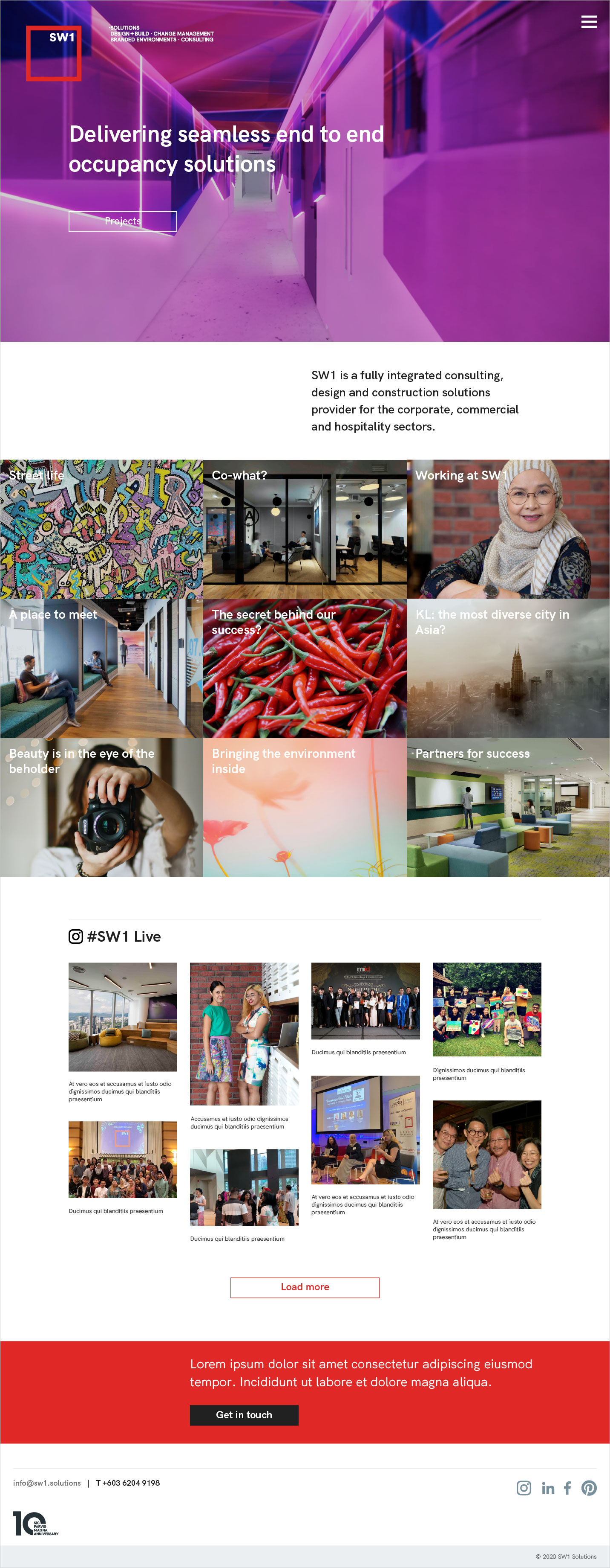 SW1 Website